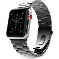 Tech-Protect Apple Watch Ultra 2/Ultra/9/8/SE (2022)/7/SE/6/5/4/3/2/1 Tech-Protect Rustfrit Rem - 49mm/45mm/44mm/42mm - Sort