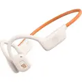 Mtp Products Onikuma T37 Air Conduction trådløse Bluetooth 5.3 hovedtelefoner til sport - creme/orange