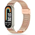 Tech-Protect Xiaomi Smart Band 8/9 NFC Tech-Protect Milanese Rem - Rødguld
