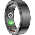COLMI R02 vandtæt smartring - dansk, svensk, engelsk sprog - størrelse: 9/18.9mm - sort