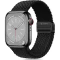 Tech-Protect Apple Watch Series 11/10/9/8/7/6/SE 3/SE Tech-Protect NylonMag-rem - 40mm/41mm/42mm - Sort