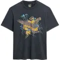Superdry Biker Rock Graphic Loose T-shirt Med Korte ærmer