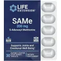 Life Extension SAMe S-Adenosyl-Methionine, 200mg - 30 enterisk coated tabs