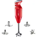 Bamix Stavblender C MAXX, 350 W, rød, Bamix