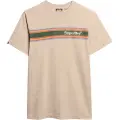 Superdry Venue Logo Stripe Relaxed T-shirt Med Korte ærmer