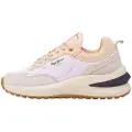 Pepe Jeans Pepe Jeanstil kvinder. PLS60044 Wislow Colors beige, lilla lædersko (37), Fast, Ruskind, Blonder, Casual