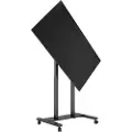 Multibrackets M cart - Flip - for flat panel - motorised anticollision - black 50 kg 75" Fra 200 x 200 mm
