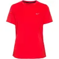 Nike Kortærmet Nike Swift Dri-FIT-løbeoverdel til kvinder - rød