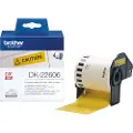 Brother Tape Plast 62mm X 15.24m Sort/gul