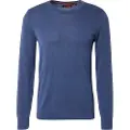 Superdry Superdrytil mænd. M6110667A Letvægtsstrikket sweatshirt Essential blue (XL), Blå, Casual, Bomuld