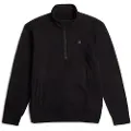G-Star G-Startil mænd. D26305-D566-6484 Nifous Half Zip sweatshirt sort (XL), Casual, Lange ærmer, Økologisk bomuld, Bæredygtig