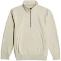 G-Star G-Startil mænd. D26305-D566-6030 Nifous Half Zip sweatshirt i beige (XS), Casual, Økologisk bomuld, Bæredygtig