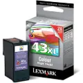 Lexmark 43XL Blækpatron 3-farve 18YX143E Modsvarer: N/A