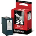 Lexmark 34XL Blækpatron sort 18C0034 Modsvarer: N/A