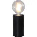 Star Trading Bordlampe i træ E27 sort 15x8cm 7391482015549 Modsvarer: N/A