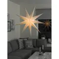 Konstsmide - Papirstjerne 115 cm - Hvid - Adventsstjerner - - Homeroom