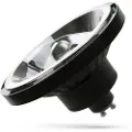 Spectrum LED LED-pære Spot GU10 AR111 12W/830 1200 lumen sort WOJ14568 Modsvarer: N/A