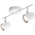 Airam Scandic Spot Loftslampe 2xGU10 Hvid 9610576 Modsvarer: N/A