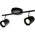 Airam Scandic Spot Loftslampe 2xGU10 Sort 9610575 Modsvarer: N/A