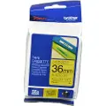 Brother Tape 36mm Tze-661 Sort/gul