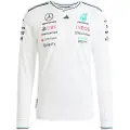 Adidas Mercedes Amg Petronas F1 Team T-shirt Med Lange ærmer