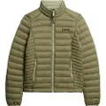 Superdry Superdrytil kvinder. W5011835A Fuji-jakke grøn (XL), Casual, Polyester