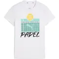 Puma INDIVIDUAL Graphic Padel Tee Women, Clothing, White, M
