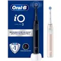 Oral-B iO2 Duo elektrisk tandbørste – Sort/Rosa