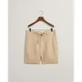 Gant Ganttil mænd. 205073 Relaxed Fit-hørshorts med justerbar løbegang beige (S), Casual, Linned