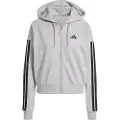 Adidas Essentials 3 Stripes French Terry Sweatshirt Med Lynlås