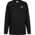 Puma ESS Small No. 1 Logo Relaxed Crew Sweatshirt Women, Clothing, Black, L