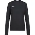 Nike Langærmet Nike Academy Dri-FIT-fodboldtrøje med rund hals til kvinder - sort