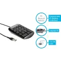 Targus Number Pad - Black/Grey - Tastatur - Grå