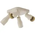 QAZQA Beige GU10 loftspot 50 mm firkantet 4-lys - Stanley