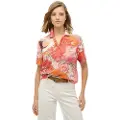 Superdry Superdrytil kvinder. W4010464A Skjorte fra Coral Beach Resort (L), Casual, Viscose, Lange ærmer, Koralfarvet