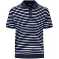 Fynch&Hatton 1503705 Cotton Linen Kortærmet Polo
