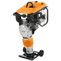 Vevor Jumping Jack-komprimator, 6,5 HK vibrationsstamper, brændstofdrevet 196 cc motorstamper, 3600 lbs slagkraft, 26" maks. komprimeringsdybde, til jord, grus, fundamenter, betonplader og fundamenter
