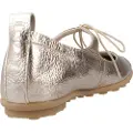 Hispanitas Hispanitastil kvinder. HV254076 Golden Bombay Ballerinaer i læder (37), Guldfarvet, Fast, Blonder, Casual
