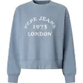Pepe Jeans Pepe Jeanstil kvinder. PL581487 Venus sweatshirt blå (S), Casual, Bomuld, Bæredygtig