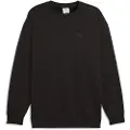 Puma Essentials Elevated Crew Unisex, Clothing, Black, M