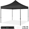 Vonroc Easy-Up Party Telt - 3x3 m | Sort