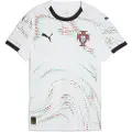 Puma Portugal 2025 Away Jersey Women, Clothing, White/Black, M