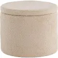 Venture Home - Siddepuf Dunken - Beige - Fodskamler & puffer - - Homeroom