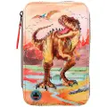 Dino World Triple Penalhus I Khaki-brun Kanvas (412381)