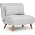 Atelier Del Sofa - 1-sædet sofa-seng-Alfredo - Natur - Sovesofaer - - Homeroom