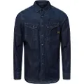 G-Star G-Startil mænd. D23616-D252-G133 Dakota Slim Shirt blå (XS), Casual, Bomuld, Lange ærmer