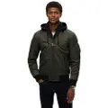 Superdry Superdrytil mænd. M5012080A Militær jakke med hætte MA1 sort (S), Casual, Grøn, Polyester