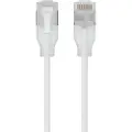 Ubiquiti Ultra-thin Braided Shielded Rj-45 Cat6a 5m. Gennemsigtig, Hvid
