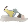 Hispanitas Hispanitastil kvinder. HV254007 Dakar læder-sandaler blå (37), 3-5 cm, Velcro, Casual