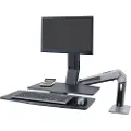 Ergotron Workfit-a Single Ld With Worksurface+